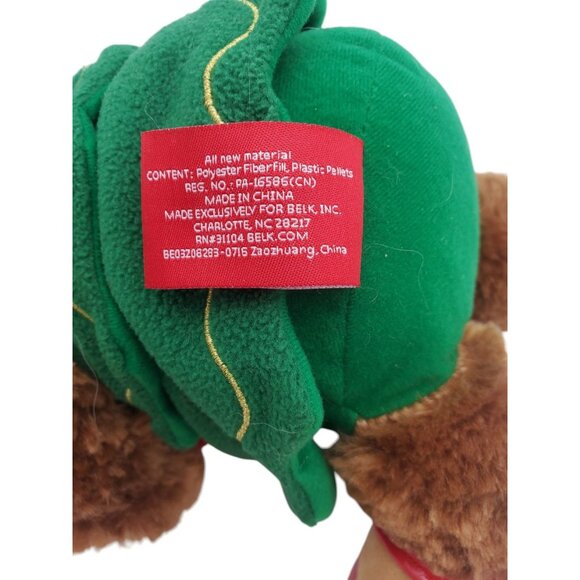 Rare Hard to Find Colletable Belk Gives 2016 Charity Bear Plush Toy Brown Red - Picture 6 of 7